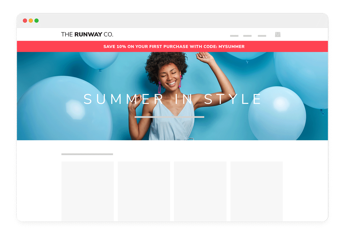 Promotional Banner Coupons